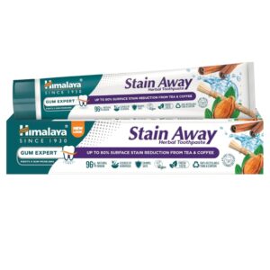 Pastă de dinți Himalaya Stain Away Gum Expert, herbal toothpaste, protecție gingivală și reducerea petelor, 75 ml