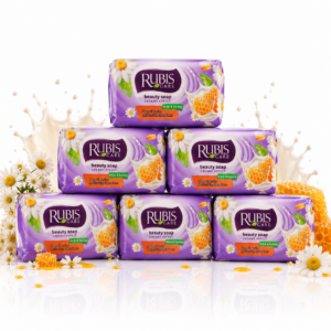 Set 6 săpunuri Rubis Douceur® Milk Honey, 6 x 150 g – cu miere, lapte și parfum dulce floral
