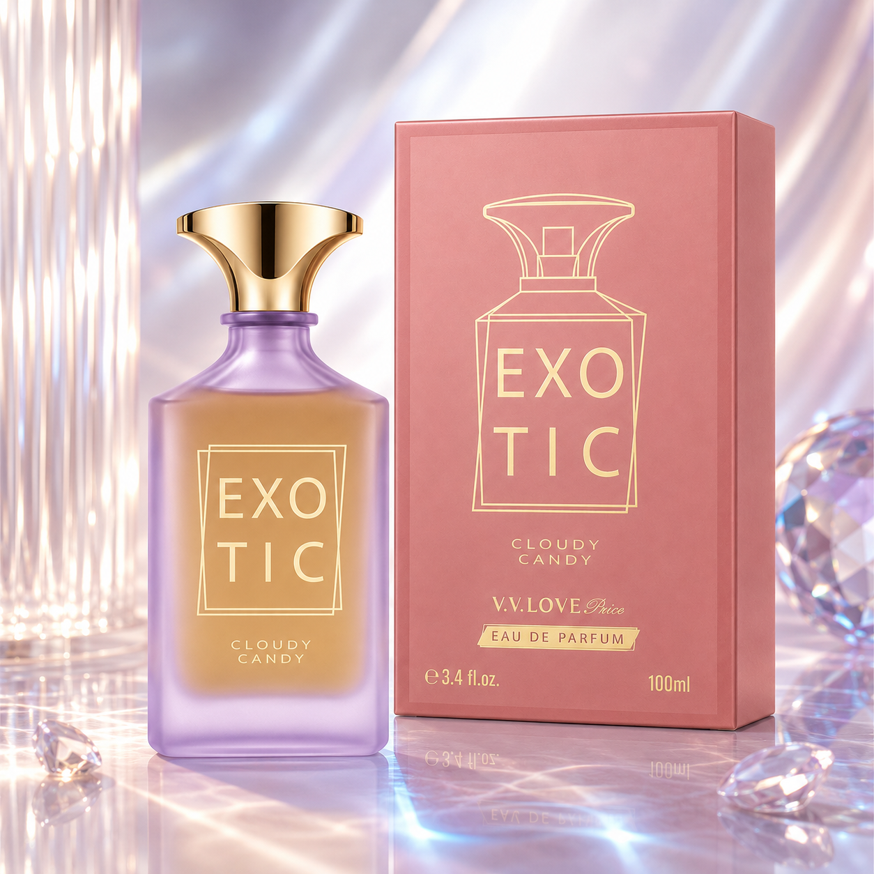 Apă de parfum pentru femei Exotic 2, 100 ml, V.V LOVE® - imagine 3