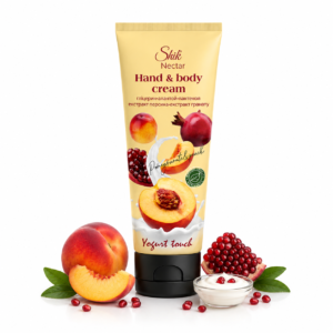 Cremă hidratantă pentru mâini și corp cu aromă de piersică și rodie, 75 ml, Shik Nectar®