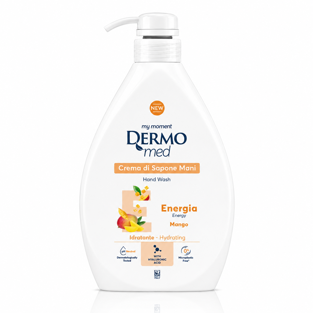 Săpun lichid Dermomed® cu aromă energizantă de mango și note tropicale fresh, 1000 ml - imagine 2
