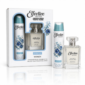 Set cadou pentru femei Effective Miracle, Eau de Toilette 50 ml + Deodorant spray 50 ml