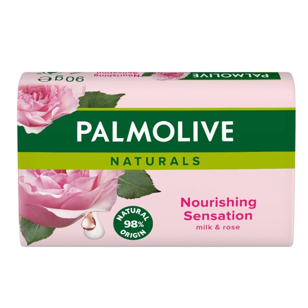Set 6 săpunuri Palmolive Naturals® Milk & Rose, 6 x 90 g – cu lapte și parfum delicat de trandafiri - imagine 2