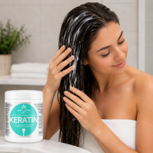 Alternative view of Mască pentru păr cu Keratină și Proteine din lapte, KERATIN Hair Mask, 1000 ml, Kallos Cosmetics®