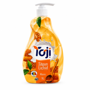 Săpun lichid Toji® Miere, cu pomțiță dozatoare, 1000 ml