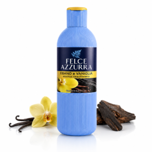 Gel de duș Felce Azzurra® cu parfum de vanilie și note lemnoase orientale, 650 ml