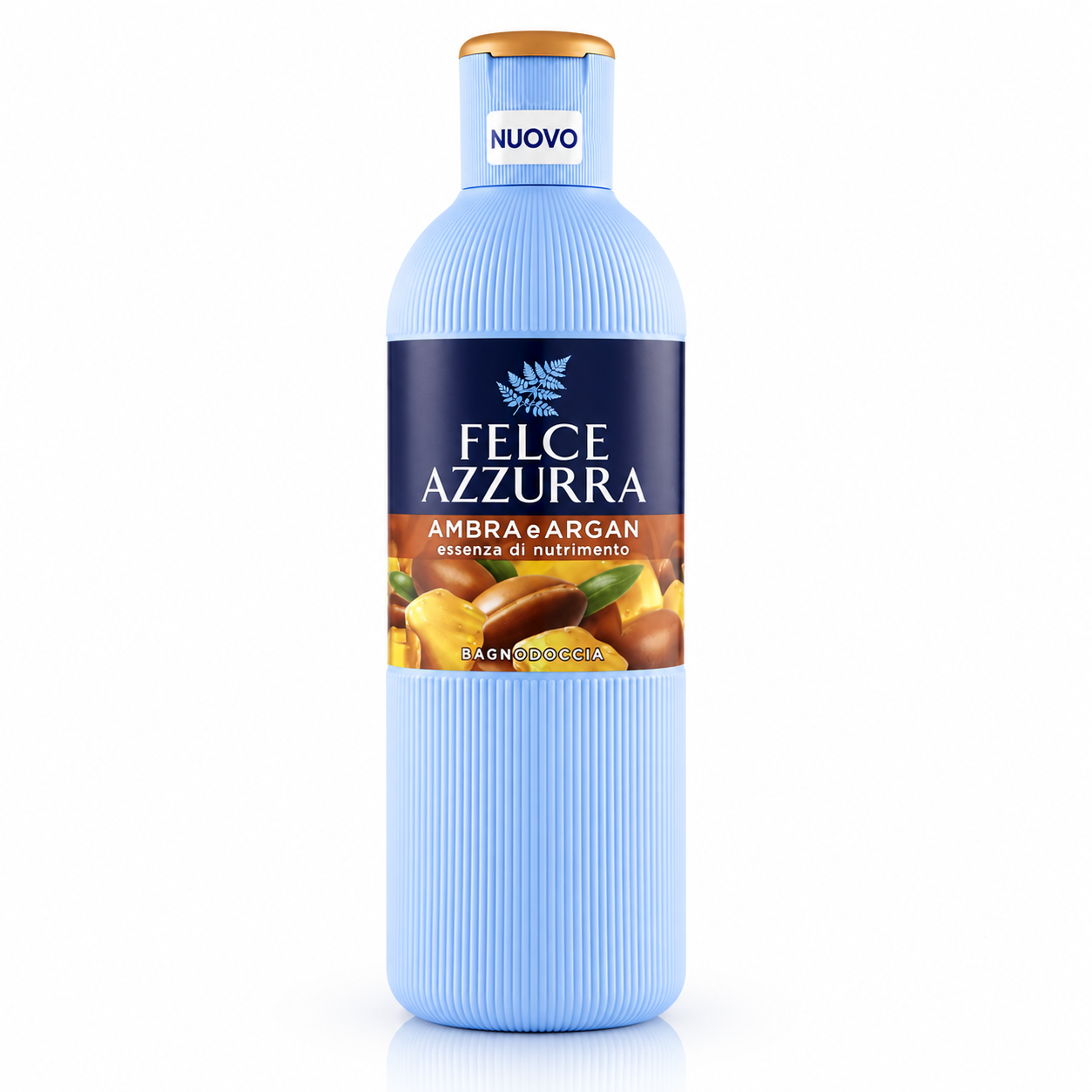 Gel de duș Felce Azzurra® cu parfum oriental de argan și ambră aurie, 650 ml - imagine 2
