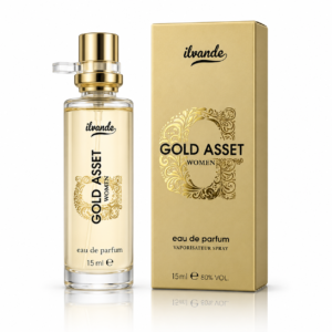 Apă de toaletă unisex Gold Asset fiolă, 15 ml, ILVANDE®
