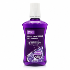 Apă de gură XOC® Purple Whitening pentru albirea dinților și respirație proaspătă, 500 ml