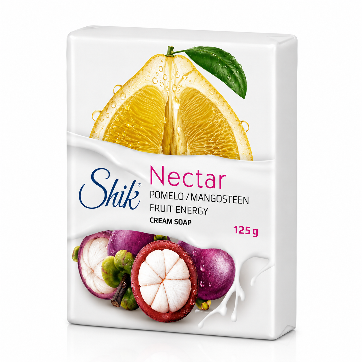 Set 3 săpunuri Shik Nectar® cu aromă de pomelo și mangostan, 3 x 125 g - imagine 2
