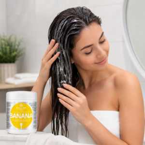 Alternative view of Mască pentru păr cu extract de banană și complex multivitaminic, BANANA Hair Mask, 1000 ml, Kallos Cosmetics®