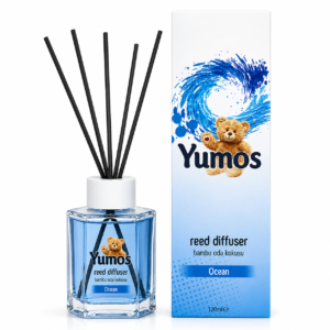 Odorizant de cameră cu bețișoare, Yumos Ocean, 120 ml