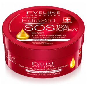Cremă regeneratoare intensivă pentru față și corp Eveline Cosmetics® ExtraSoft SOS cu 10% Uree, 175 ml