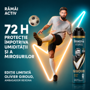 Alternative view of Deodorant spray antiperspirant pentru bărbați Rexona® Men Advanced Protection Giroud Sport Cool, 200 ml