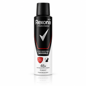 Deodorant spray antiperspirant pentru bărbați Rexona® Men MotionSense Active Protection+ Invisible, 150 ml