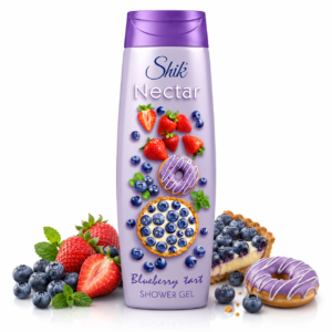 Gel de duș Shik Nectar® cu aromă de afine și deserturi dulci, 400 ml
