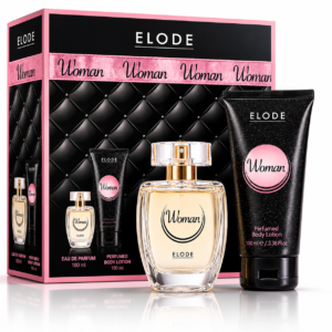 Set cadou Elode® Woman – apă de parfum 100 ml & loțiune de corp parfumată 100 ml