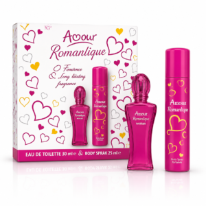 Set cadou Amour Romantique® – apă de toaletă 30 ml & body spray 25 ml