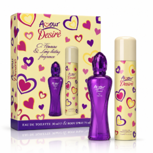 Set cadou Amour Desire® pentru femei – apă de toaletă 30 ml & body spray 75 ml