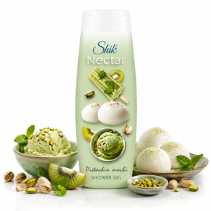 Gel de duș Shik Nectar® cu aromă de fistic și deserturi orientale, 400 ml