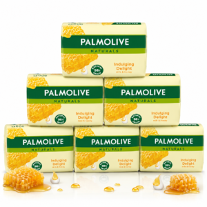 Set 6 săpunuri Palmolive Naturals® Milk & Honey, 6 x 90 g – cu lapte și miere delicată