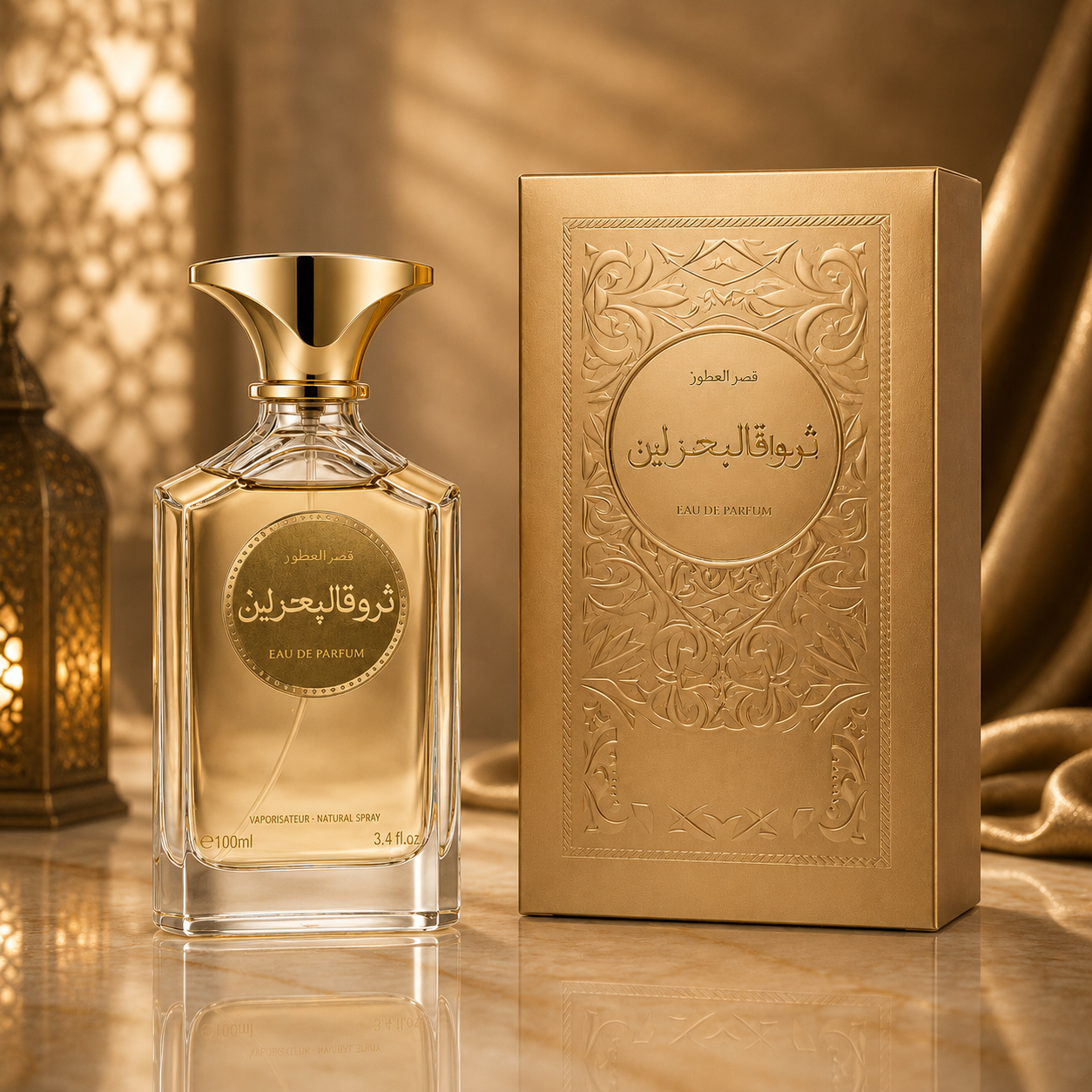 Apă de parfum unisex Throne of Gold, 100 ml, V.V LOVE® - imagine 3