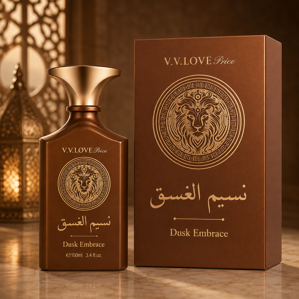 Apă de parfum pentru bărbați Dusk Embrace, 100 ml, V.V LOVE® - imagine 3