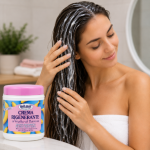 Alternative view of Mască regenerantă pentru păr cu extract de banană, Banana Regenerating Cream, Mil Mil Professional®, 1000 ml