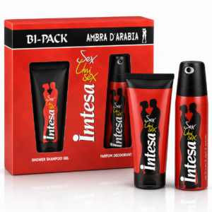 Set cadou Intesa® Sex Uni Sex Ambra D’Arabia – gel de duș 250 ml & deodorant spray 125 ml