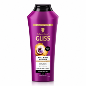 Șampon pentru volum Schwarzkopf Gliss® Full Hair Wonder cu cafeină & peptide, 400 ml