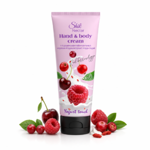 Cremă hidratantă pentru mâini și corp cu aromă de fructe roșii și goji, 75 ml, Shik Nectar®