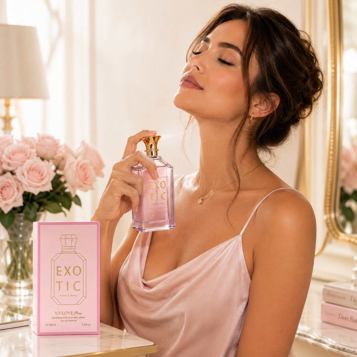 Apă de parfum pentru femei Exotic 1, 100 ml, V.V LOVE® - imagine 2