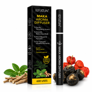 Inhalator de arome 100% naturale, Difuzor aromaterapie fără fum, fără nicotină, fără tutun, MAKA, 600 de utilizări, SEFUDUN®