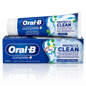 Pastă de dinți Oral-B Complete Plus Extra White Clean Mint, 75 ml