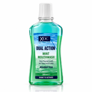 Alternative view of Apă de gură fără alcool, XOC® Dual Action Mint Mouthwash, cu aromă de mentă, 500 ml