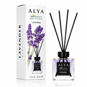 Odorizant de cameră cu bețișoare ALYA Nature Scents, Lavender, 100 ml
