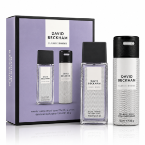 Set cadou David Beckham® Classic Homme – Apă de toaletă 75 ml + Deodorant spray 150 ml
