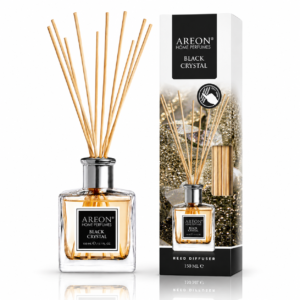 Odorizant de cameră cu bețișoare, Areon Black Crystal, 150 ml