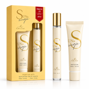 Set cadou Sun & Unique, Apă de toaletă 35 ml + Loțiune de corp 35 ml, Lea Luis®
