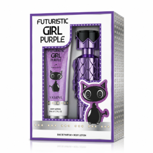 Alternative view of Set Cadou pentru Femei Futuristic Girl Purple, Parfum 30 ml și Body Lotion 50 ml, V.V.LOVE®