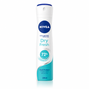 Deodorant antiperspirant spray NIVEA® Dry Fresh Dual Protect, 200 ml
