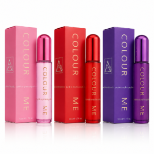 Set cadou parfumuri pentru femei COLOUR ME® Pink, Red & Purple, 3 x 50 ml, MILTON-LLOYD®