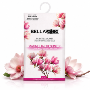 Odorizant dulap Bellavoix Magnolia Freshness, plic parfumat cu agățător, 21 g