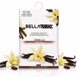 Odorizant dulap Bellavoix Vanilla, plic parfumat cu agățător, 21 g