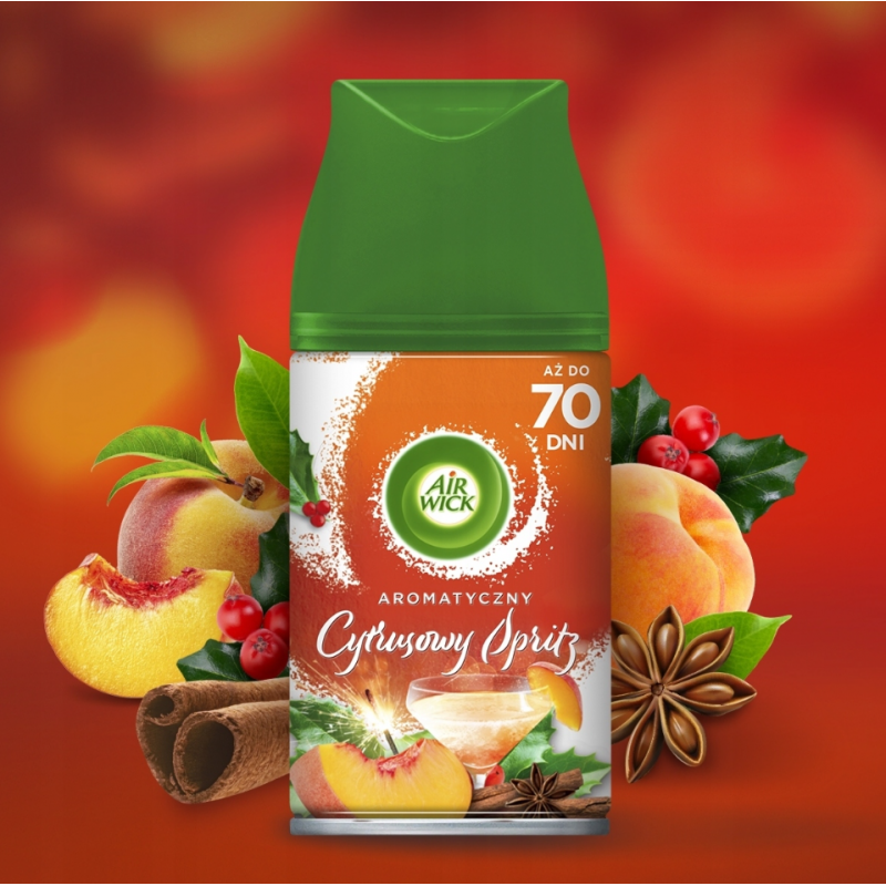 Rezervă odorizant de cameră Air Wick® Freshmatic Aromatic Citrus Spritz, rezervă spray, 250 ml - imagine 3