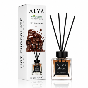 Odorizant de cameră cu bețișoare ALYA Nature Scents, Hot Chocolate, 100 ml