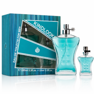 Set cadou Apă de toaletă pentru bărbați REAL TIME® Kind Looks, EDT, Set 100 ml + 15 ml