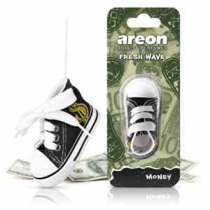 Odorizant auto Areon Fresh Wave® Money, baschet suspendat, aromă fresh cu accente masculine