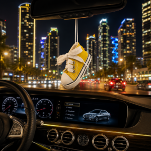 Alternative view of Odorizant auto Areon Fresh Wave® Lemon, baschet suspendat, aromă de lămâie