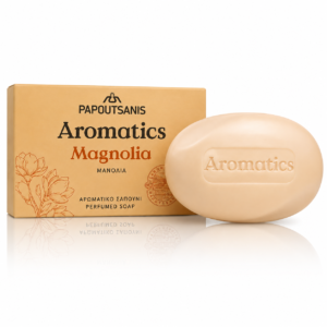 Săpun parfumat Papoutsanis® Aromatics Magnolia, 100 g